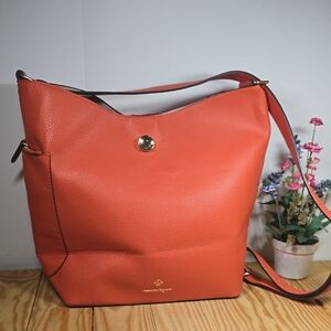 Nanette LePore Orange Shoulder Tote Bag